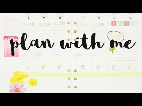 Decoración de agenda | Plan with me | Week 22/2017 | CON P DE PAPEL