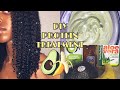 DIY PROTEIN TREATMENT 🥑| AVOCADO, BANANA, HONEY &amp; ALOE! | HIGH POROSITY 3C/4A HAIR