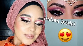 I TRIED TO RECREATE INDIAN BRIDAL MAKEUP LOOK| #saifabeauty screenshot 4