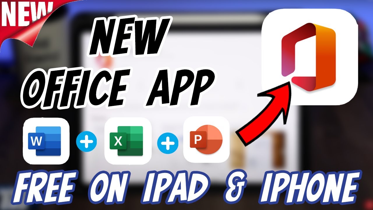 How to use the new Office iOS app for iPad & Phone 2021 #office - YouTube