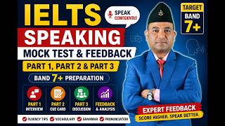 IELTS Speaking Mock Test &amp; Feedback | Part 1, Part 2 &amp; Part 3 | Band 7+ Preparation