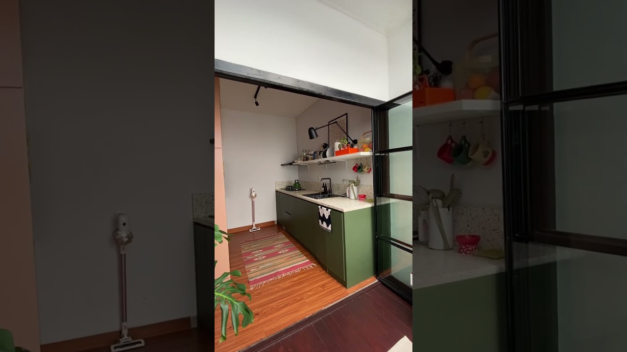 Rumah Cluster 78 m² dengan interior Mid-Century Modern | TINY SPACE