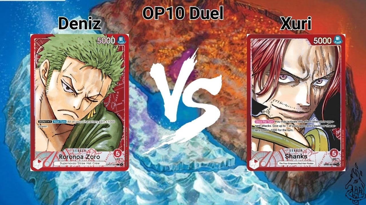 [OP10 Post Ban] Zoro (OP01) vs. Shanks (OP09) - 5Face Local Session - One Piece TCG Gameplay