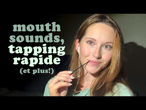 ASMR - J'essaie de NOUVEAUX triggers! *mouth sounds, tapping rapide* 🙌🏻 😴