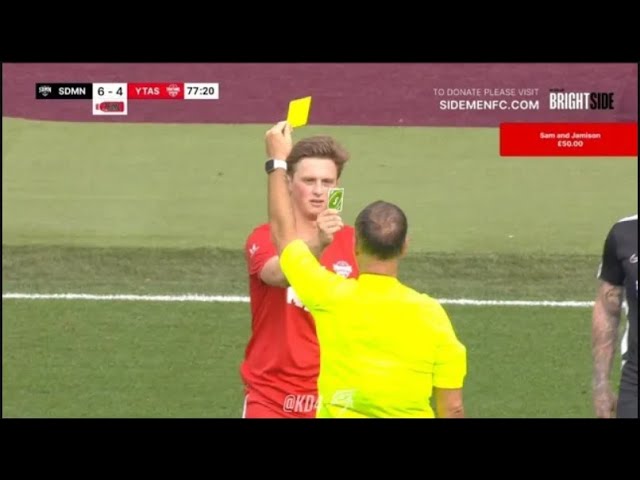 He pulled out an UNO reverse card to the ref after the yellow card 😂 , max fosh