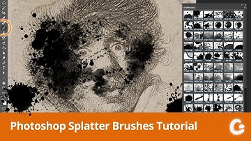 Photoshop Splatter Brushes Tutorial and a Free Brush Download