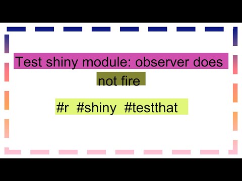 Test shiny module: observer does not fire