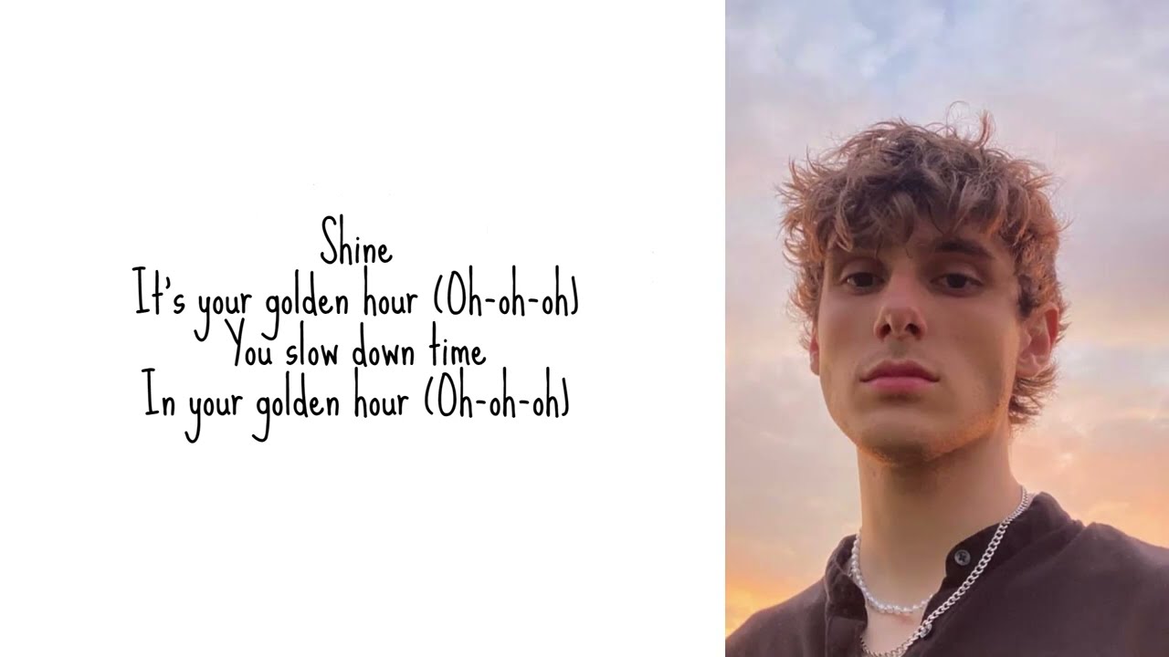 JVKE - Golden Hour LYRIC VIDEO - YouTube