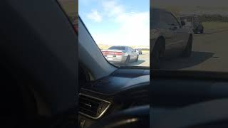 Cop pulling road rage driver in HOV lane #california #roadrage #trucking