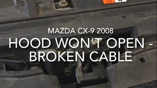 Mazda CX-9 Hood Stuck: Solution