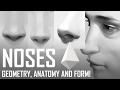 Critique Hour! How to Paint a Nose! Geometry, anatomy and form!