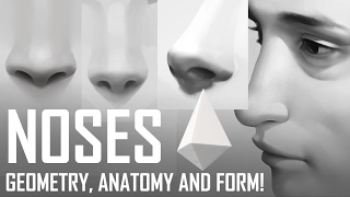 Critique Hour! How to Paint a Nose! Geometry, anatomy and form!