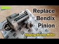 Replace Starter Motor Bendix Drive Pinion Yourself Valeo Starter Bendix Slipping