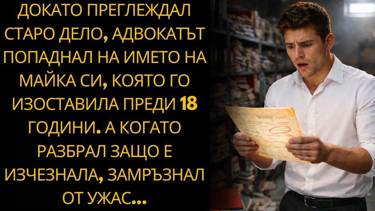 Изоставен в дом на 6, мислеше, че майка му го е оставила, но документ промени всичко.