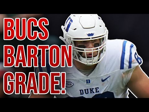 GRADING The Tampa Bay Buccaneers PICK Of C Graham Barton in Round 1!