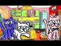 Как найти 12 цветных КОШЕК ? Кухня для Кошек - игра мультик для детей