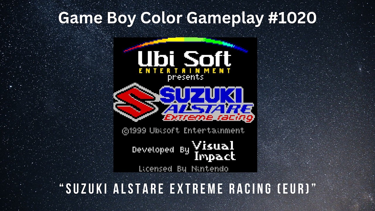 Suzuki Alstare Extreme Racing (EUR) (Game Boy Color / Gameplay