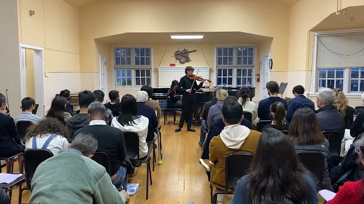Asher Cupp performing at the Crowden Music Center ...