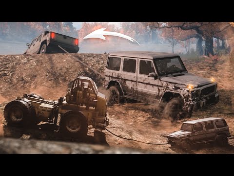 Видео: MERCEDES-BENZ G63 AMG ВЫРВАЛСЯ НА СЕРЬЕЗНОЕ БЕЗДОРОЖЬЕ! БЕЗ ПОМОЩИ НЕ ОБОШЛОСЬ! (SNOWRUNNER)