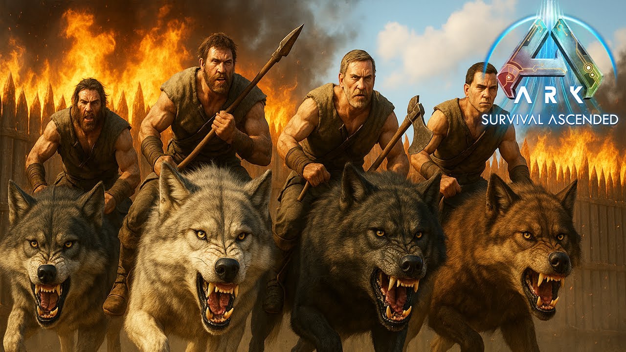 Ce raid humain détruit ma ville ! Ark Ascended ! EP3 HUMAN NPC