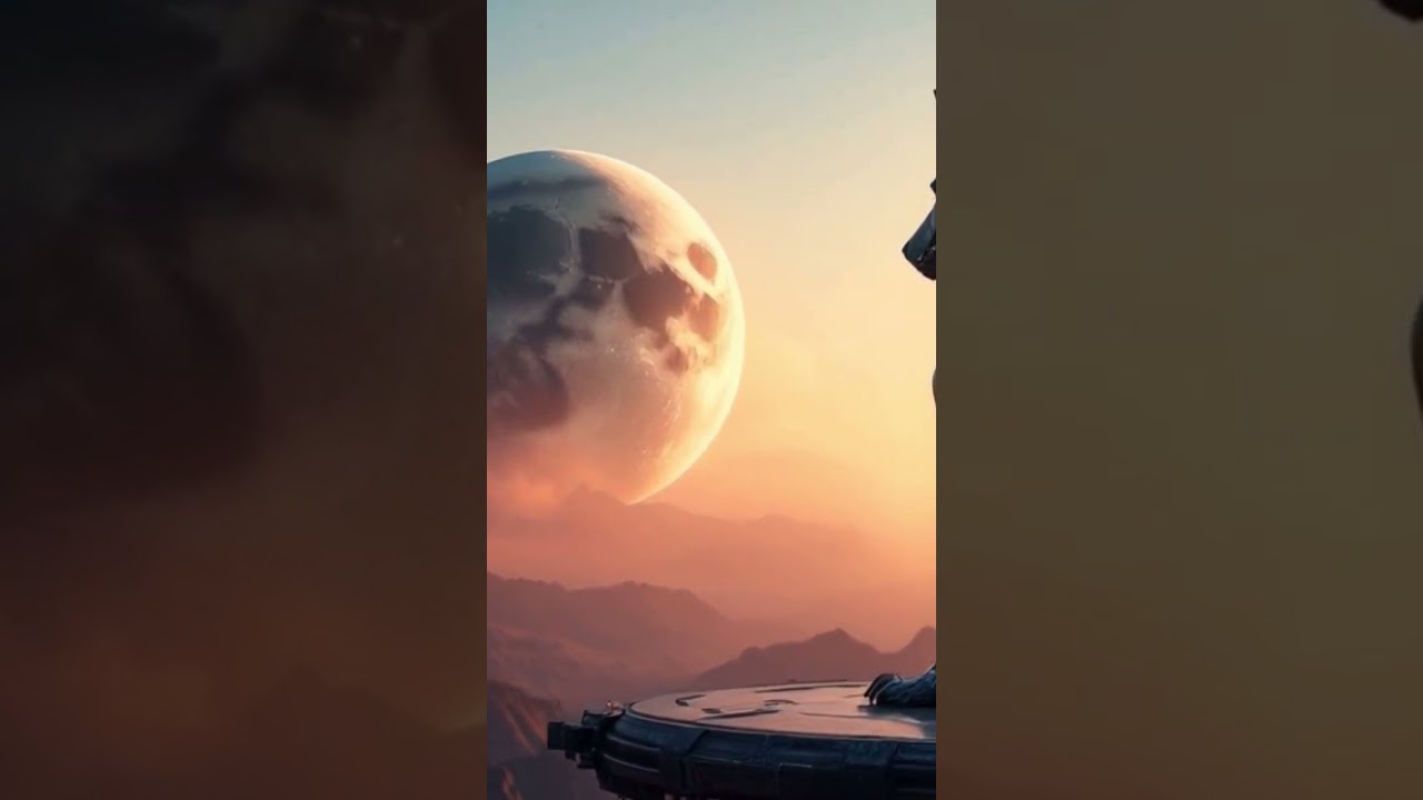 a dog surviving in the space 