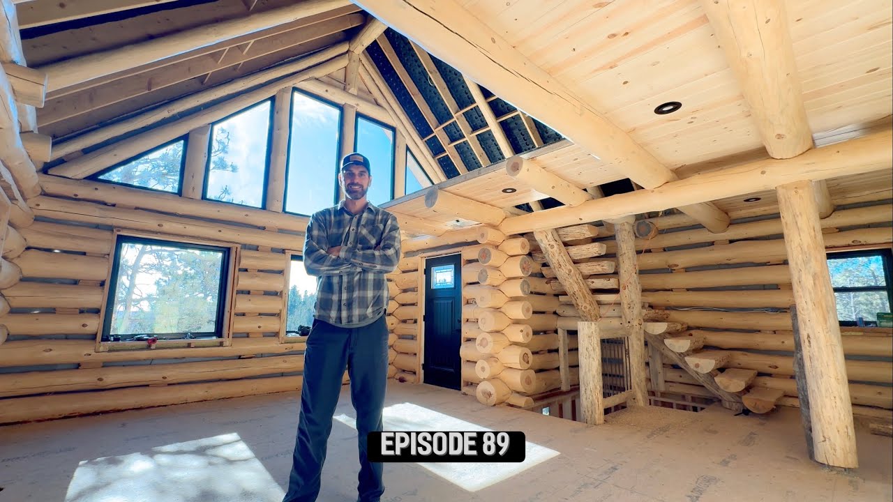 Electrical Inspection #1 Did it pass?!? Off Grid Log Cabin Build