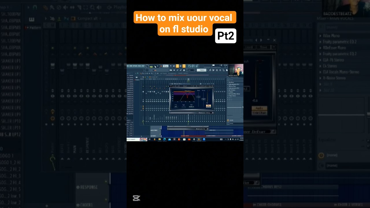 How to mix vocal #mixingtutorial #flstudio #flstudiotips #flstudiotipsandtricks #mixingtips