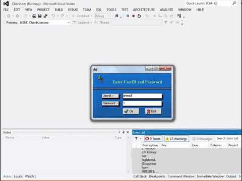 check userID and password listbox control in VB net1