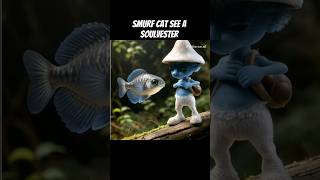 Soulvester The Barreley Fish 🛢🐟 Feat Smurf Cat#shorts #cartoon #animation #smurfcat