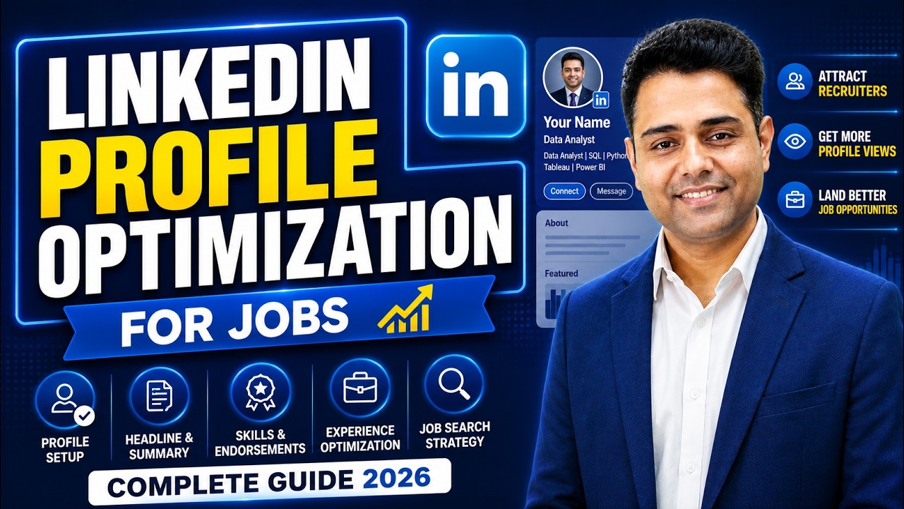 LinkedIn Profile Optimization Step by Step Tutorial | Skillcure Academy ...