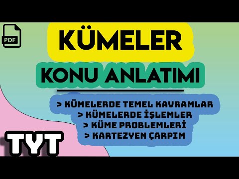 KÜMELER | KONU ANLATIMI | +PDF