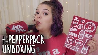Dr. Pepper Swag Unboxing! | SoundProofLiz