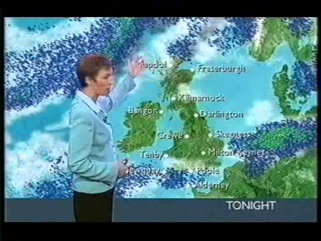 BBC Weather 1st October 2003