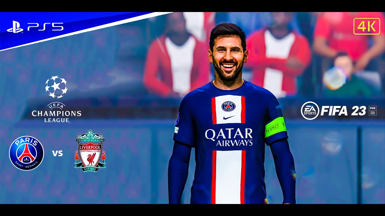 FIFA 23 - PSG vs Liverpool | UEFA Champions League Final Full Match | PS5 Gameplay [4K]