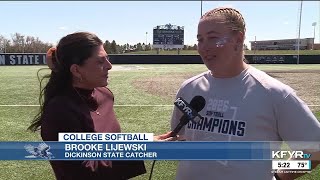Dickinson State softball wins Frontier Conference to earn national tournament bid