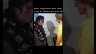 Princess Diana got sad when Michael Jackson removed dirty Diana song from his concert