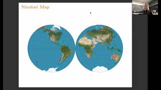 INFORMS Philadelphia—A New Flat Map of a Sphere via Stress Minimization