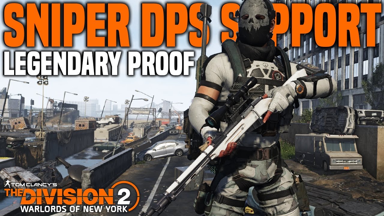 The Division 2 Legendary Sniper DMG Support Build YouTube