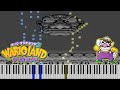 【スーパーマリオランド3 ワリオランド】22.ボス戦【ピアノアレンジもどき】