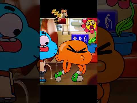 Пытаются освободить себе место 💺🤪 | Удивительный мир Гамбола | #shorts #мультик #сериал