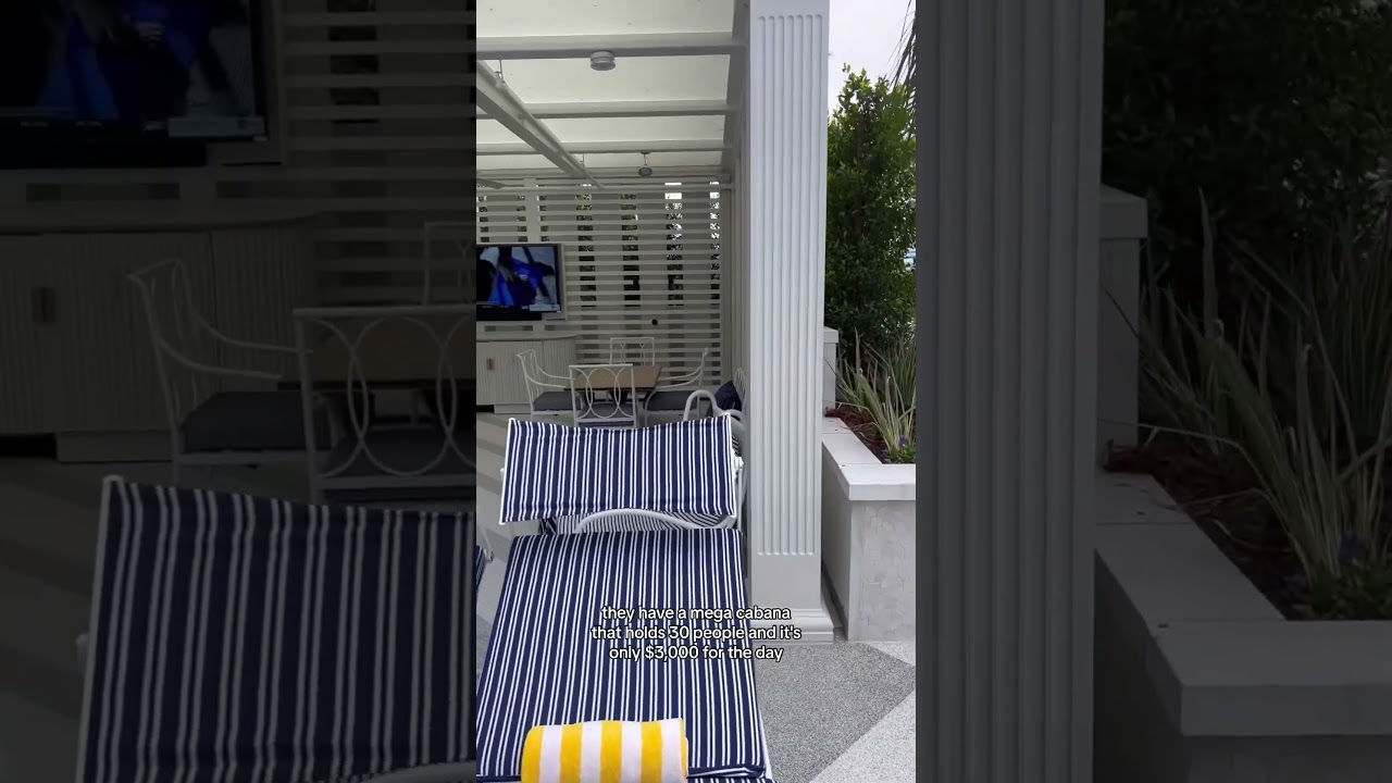 Fontainebleau pool tour nicest newest and best swimming in Las Vegas affordable movie night swims