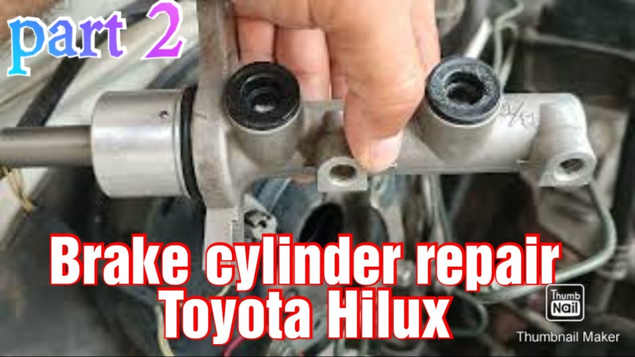 How to fix brake master cylinder part 2 hilux brakes fixed YouTube