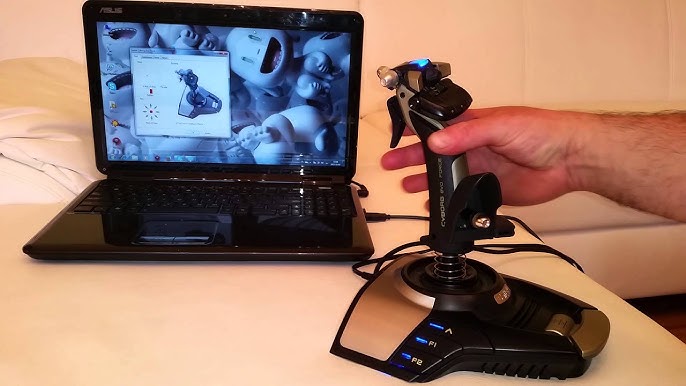 Using a flightstick for one-handed FPS gaming: a review of the Saitek Cyborg  evo - YouTube