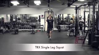 TRX Single Leg Squat