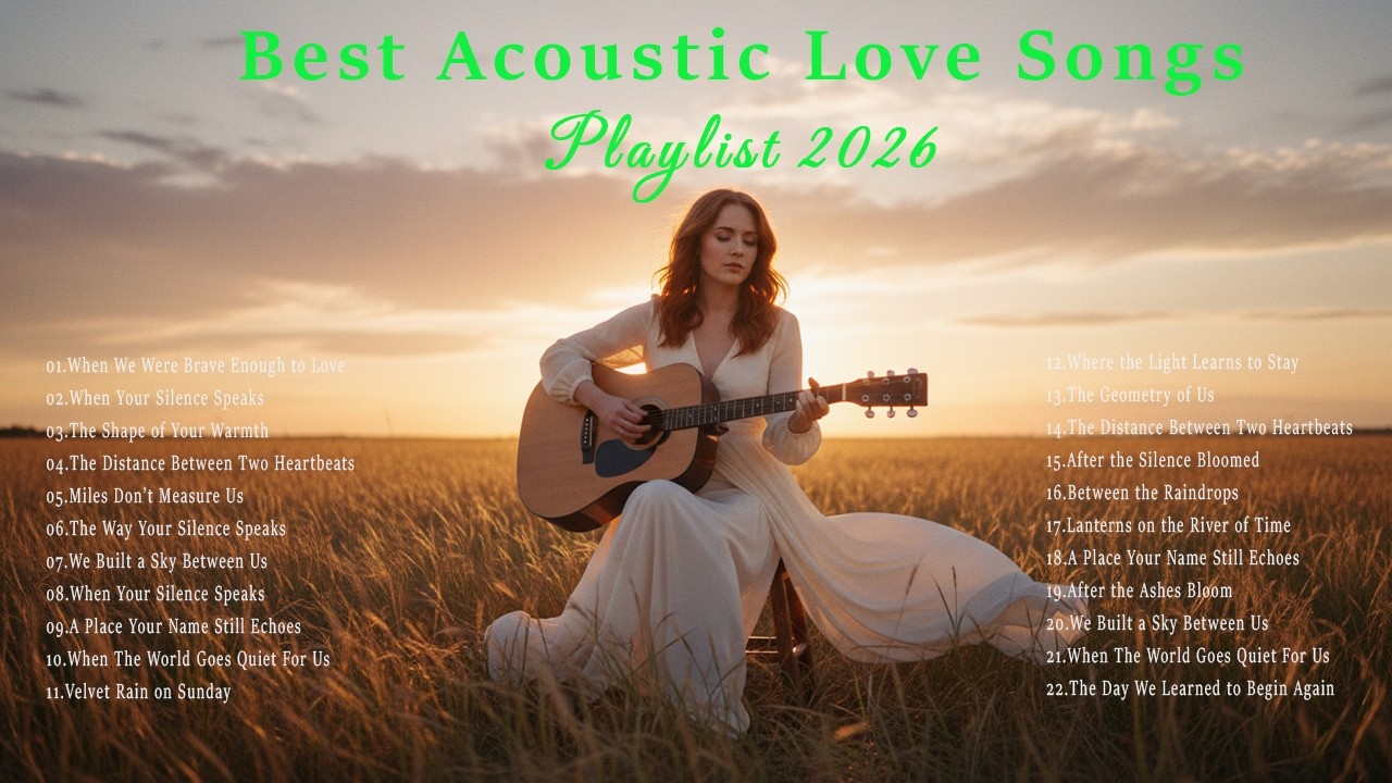 Late Night Acoustic for Lonely Hearts 🌙 Soft Love Songs to Relax & Heal