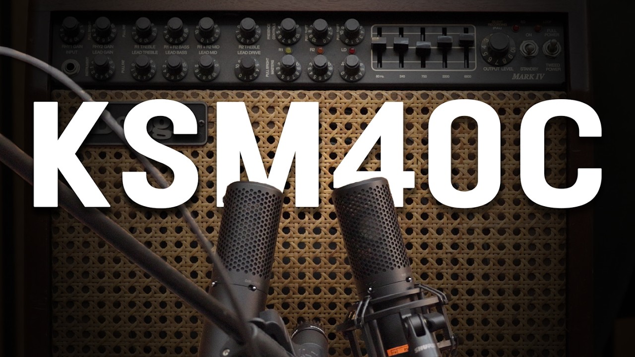 왜 44MP 말고 40C를 따로 냈을까? Shure KSM40C 2026-06-26 21:13