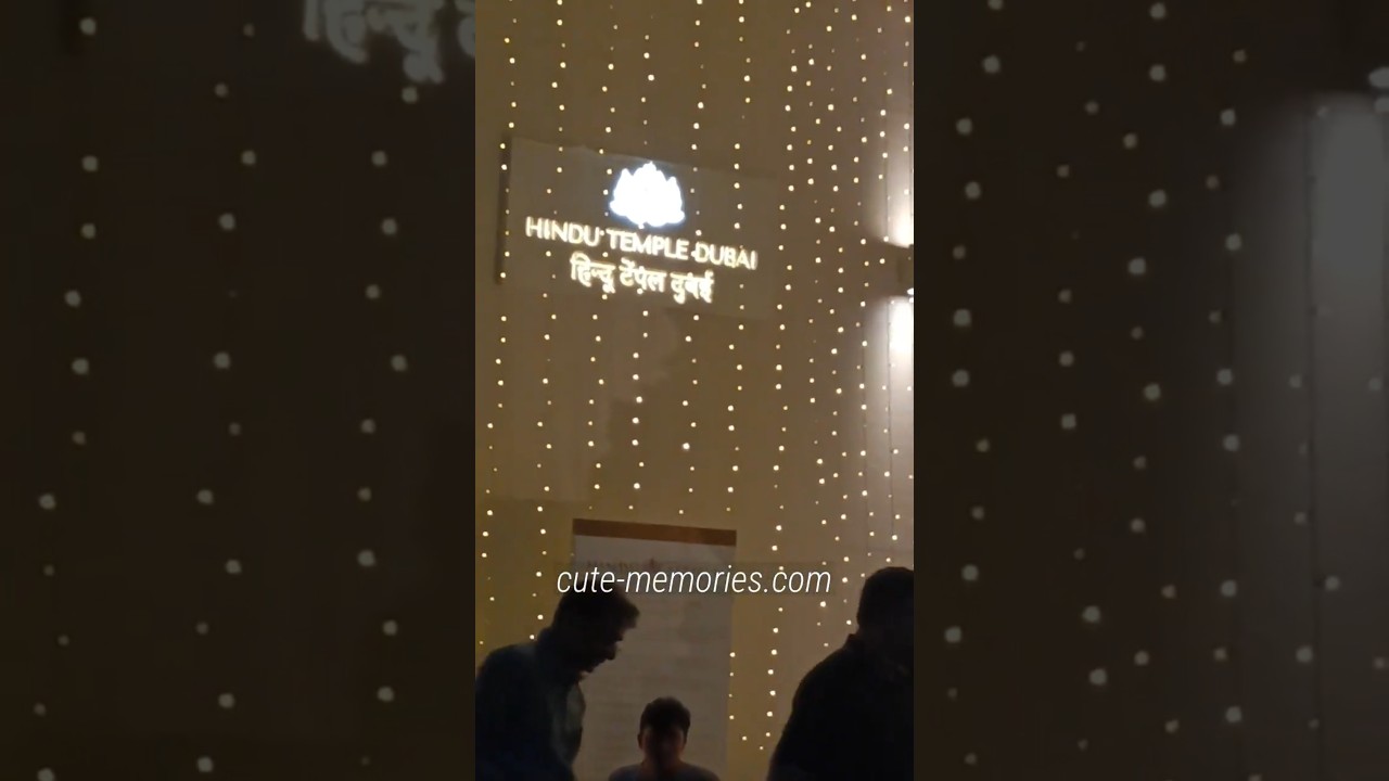 Hindu Temple Jebel Ali Village - Dubai, UAE #hindutemple #dubaitemple #bhajan