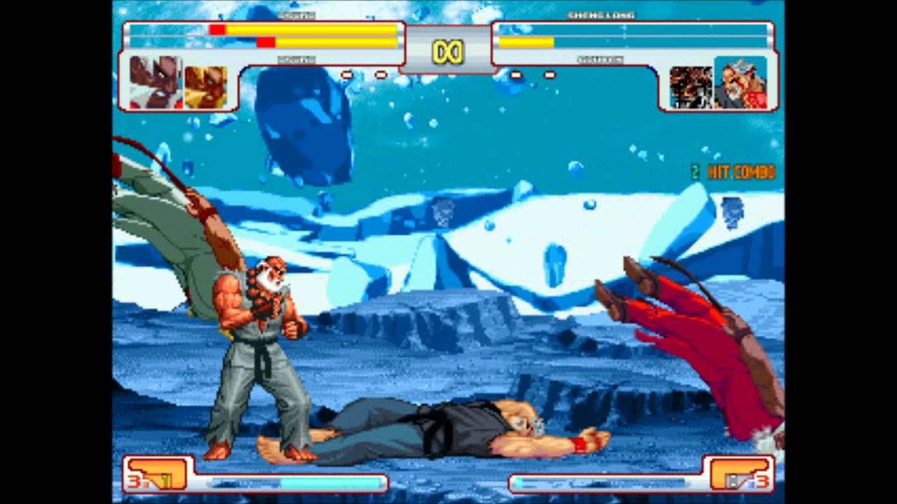 Alexlexus & Buckus Team up vs Shen long and Snk gouken mugen scramble