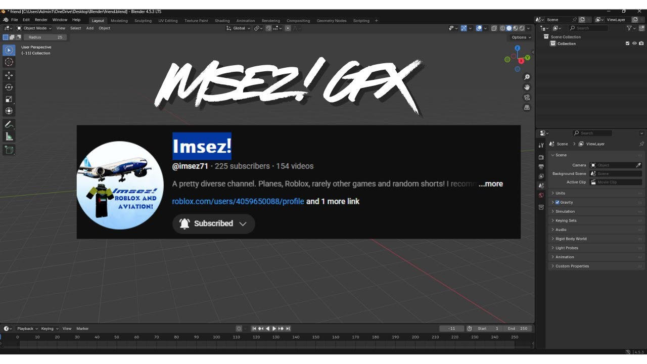Making a GFX for 𝗜𝗺𝘀𝗲𝘇! - YouTube