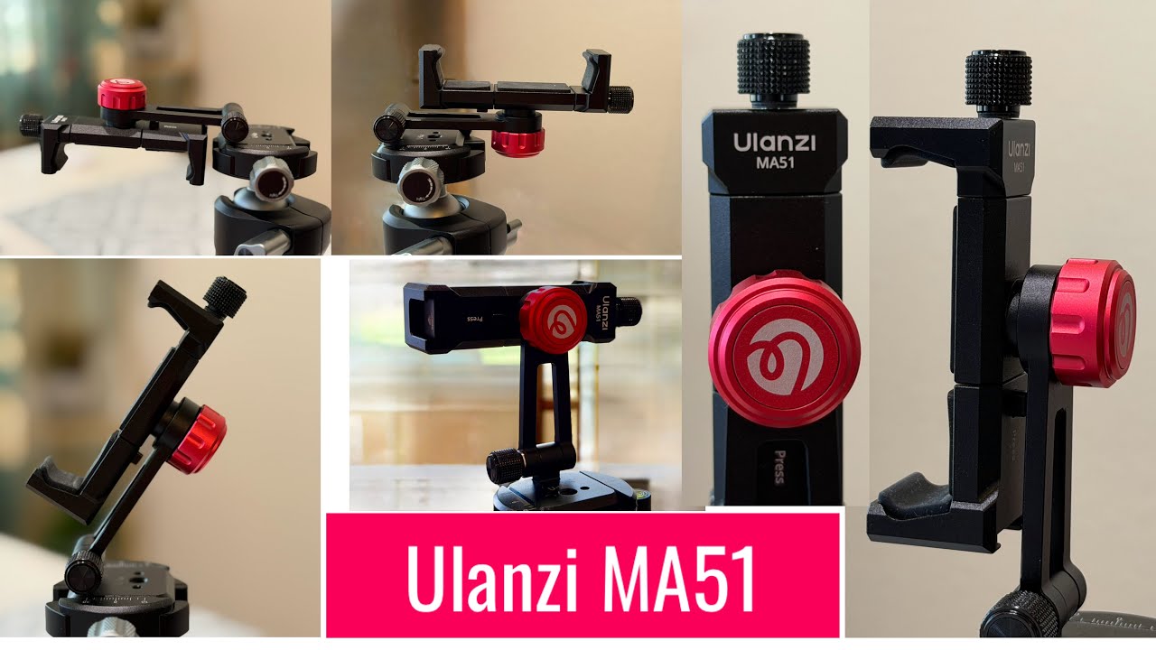 Ulanzi MA51 mount for IPhone 17 pro max and other smart phones. #phonemount #ulanzi